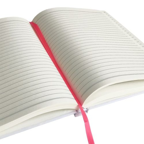 Jegyzetfüzet vonalas SPOKO A/5 96 lapos gumis keményfedeles nagy szív