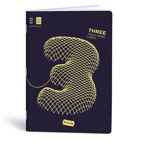 Füzet vonalas LIPAMILL A/4 40 lapos Numbers