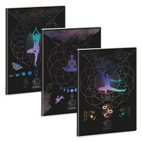   Füzet kockás ARS UNA A/4 40 lapos Extra kapcsos Mystic Constellation