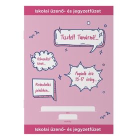 Üzenő- és jegyzetfüzet ICO Student A/5 32 lapos iskolai