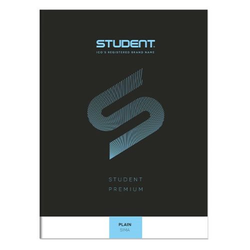 Füzet sima ICO Student Black Prémium A/4 32 lapos