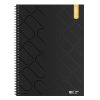 Spirálfüzet sima ICO Student Black Prémium A/4 100 lapos