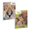 Spirálfüzet kockás ARS UNA Icons of the Wild A/4 60 lapos