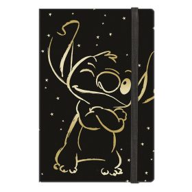   Jegyzetfüzet vonalas COOLPACK Stitch Gold 3. A/5 80 lapos gumis