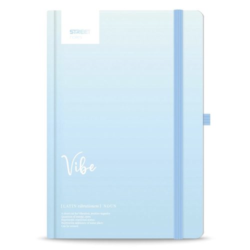 Notesz vonalas STREET Dictionary Vibe A/5 96 lapos gumis keményfedelű