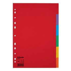 Regiszter ESSELTE A/4 karton 6 részes