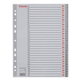 Regiszter ESSELTE A/4 műanyag 1-31