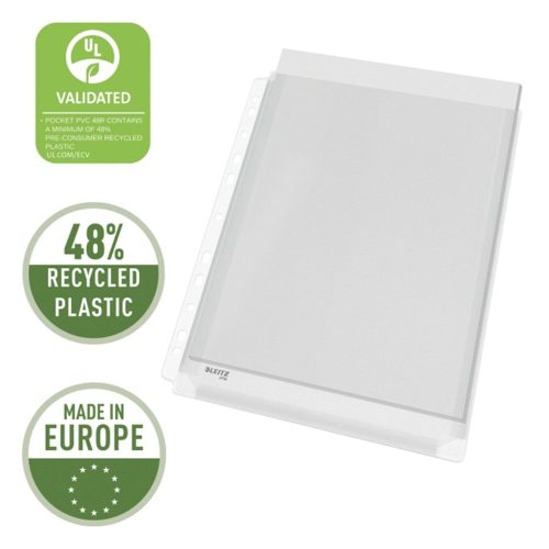 Lefűzhető genotherm LEITZ Jumbo A/4 170 mikron narancsos 10 darabos