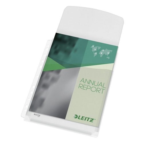 Lefűzhető genotherm LEITZ Jumbo A/4 170 mikron füles narancsos 5 darabos