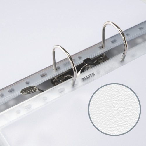 Lefűzhető genotherm LEITZ Jumbo A/4 170 mikron fémsínnel narancsos 3 darabos