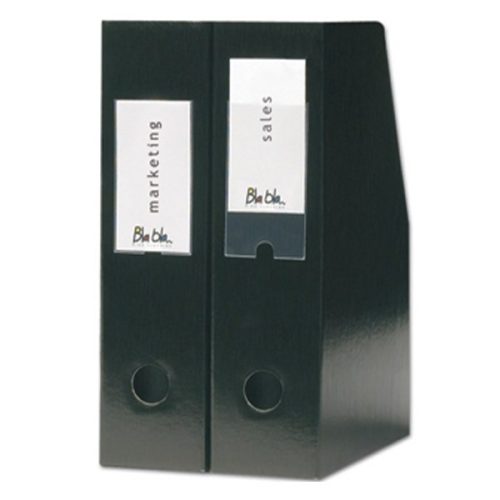 Címketartó tok DJOIS öntapadós gerincjelölő betétlappal 55x102 mm 6 darabos