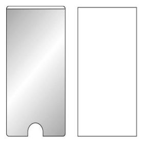   Címketartó tok DJOIS öntapadós gerincjelölő betétlappal 55x150 mm 6 darabos