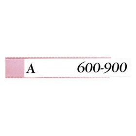   Irattartó tálca címketok DJOIS 30x150mm öntapadós címkével 10 darabos