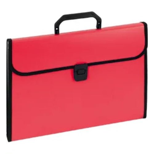 Irattartó táska EAGLE 12 rekeszes harmónikás A/4 piros