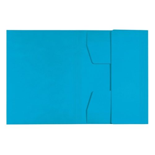 Iratgyűjtő LEITZ Recycle  A/4 3 pólyás karton kék