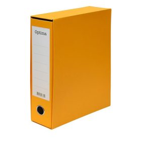 Iratrendező tokos OPTIMA A/4 75 mm sárga