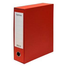 Iratrendező tokos OPTIMA A/4 75 mm piros