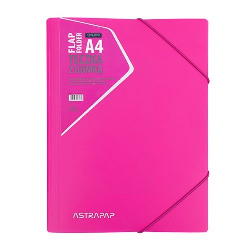 Gumis mappa ASTRA PP neonline A/4 vegyes színekben