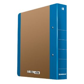   Gyűrűskönyv DONAU Life A/4 50 mm 2 gyűrű karton neon kék-barna