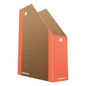   Irattartó papucs DONAU Life 75 mm karton neon narancssárga-barna