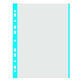   Lefűzhető genotherm DONAU A/4 40 mikron víztiszta kék szélű 100 darabos