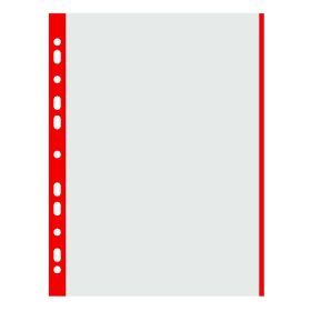   Lefűzhető genotherm DONAU A/4 40 mikron víztiszta piros szélű 100 darabos