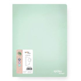   Gyűrűskönyv SPOKO ReLeaf PP A/4 35 mm 4 gyűrű SoftTouch menta zöld