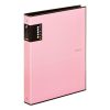 Gyűrűskönyv PASTELINI A/4 4 gyűrű PP 40mm pink