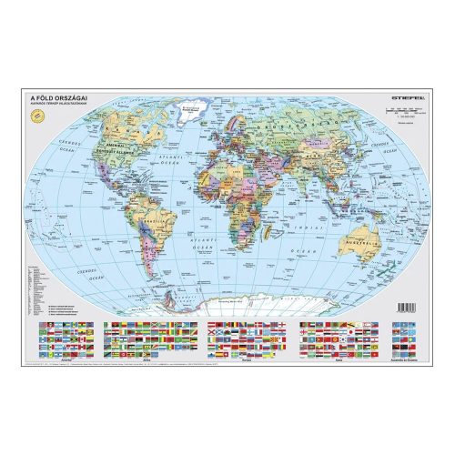 Világtérkép STIEFEL kaparós felülettel A/1