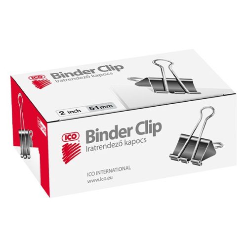 Binder csipesz ICO 51 mm 12 darabos