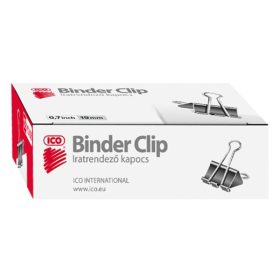 Binder csipesz ICO 19 mm 12 darabos