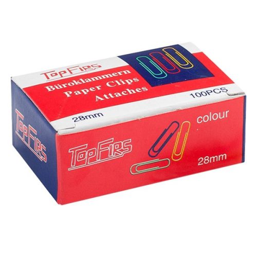Gemkapocs TOPFIRS M28mm színes 100 darabos