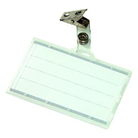   Azonosítókártya tartó DONAU 88x55 mm csipeszes PP átlátszó 50 darabos