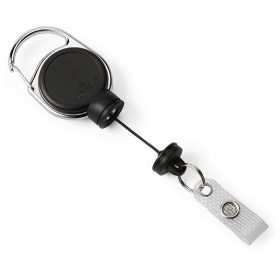   Azonosítókártya tartó DURABLE Extra Strong patentos kihúzható fekete