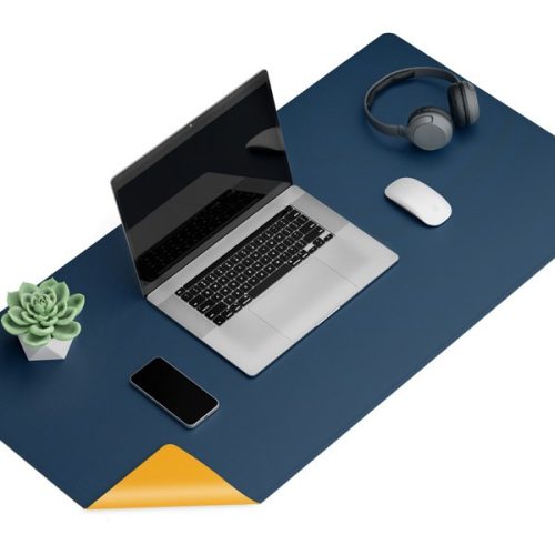 Könyökalátét SAX 45x90 cm műbőr kétoldalas kék-sárga