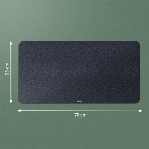 Könyökalátét LEITZ 36x70 cm nagyméretű filc szürke