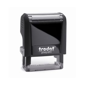   Bélyegző TRODAT Printy 4.0 4911 eco-fekete ház fekete párna
