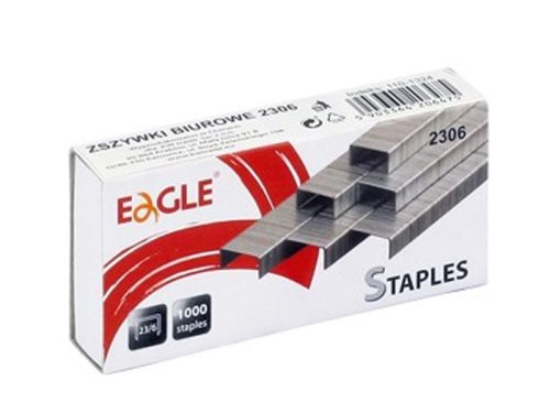 Tűzőkapocs EAGLE 23/6 1000 darabos