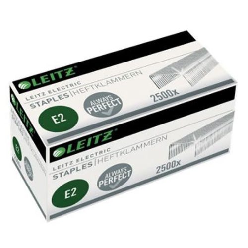 Tűzőkapocs LEITZ E2 elektromos 24/6 2500 darabos