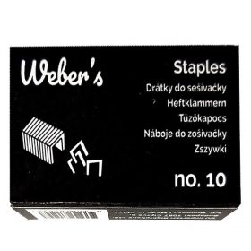 Tűzőkapocs WEBER'S No.10 1000 darabos