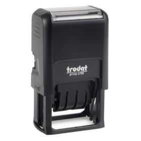   Bélyegző TRODAT Printy 4.0 4750 dátum ISO számmal fekete párna