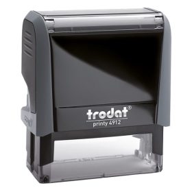   Bélyegző TRODAT Printy 4.0 4912 eco-fekete ház kék párna