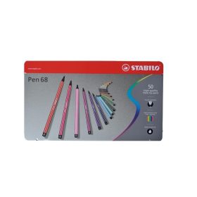 Filctoll STABILO Pen 68 50 darabos fém dobozban