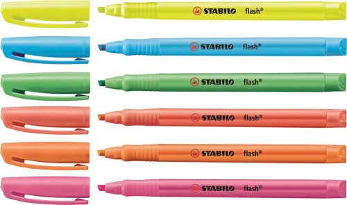 Szövegkiemelő STABILO Flash kék