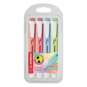   Szövegkiemelő készlet STABILO Swing Cool pasztell N-K-P-Z  4 darabos