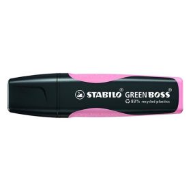   Szövegkiemelő STABILO Green Boss pasztell pink környezetbarát