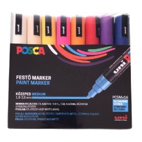 Filctoll UNI Posca PC-5M 16 darabos