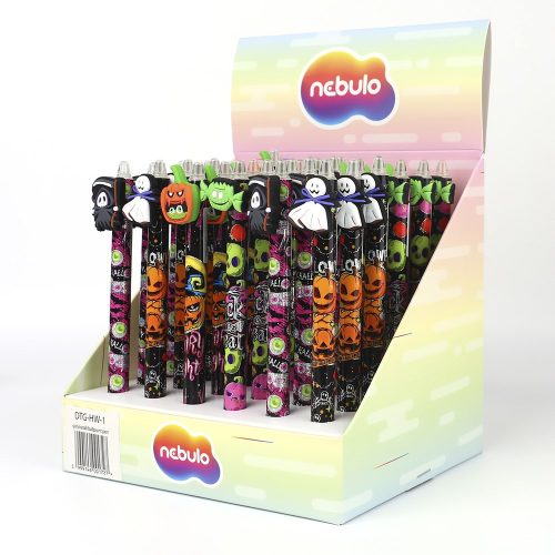 Golyóstoll NEBULO nyomógombos 0,5mm halloween 1