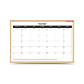 Havi tervezőtábla MEMOBE mágneses 40x60 cm