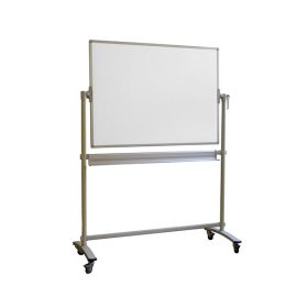   Átfordítható tábla MEMOBE mobil mágneses kétoldalas 90x120 cm magasság 180 cm állvánnyal